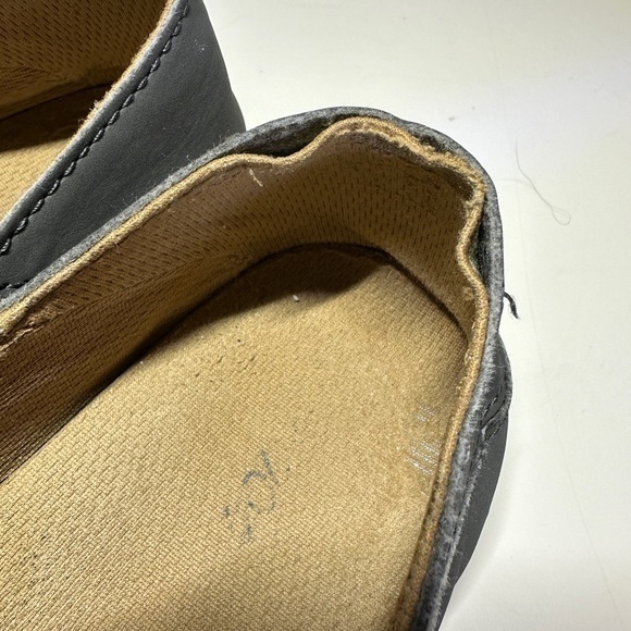 Olukai‎ Leather and Mesh Slip On Shoes Woman’s Size 9.5 Navy Blue and Gray - Picture 9 of 9